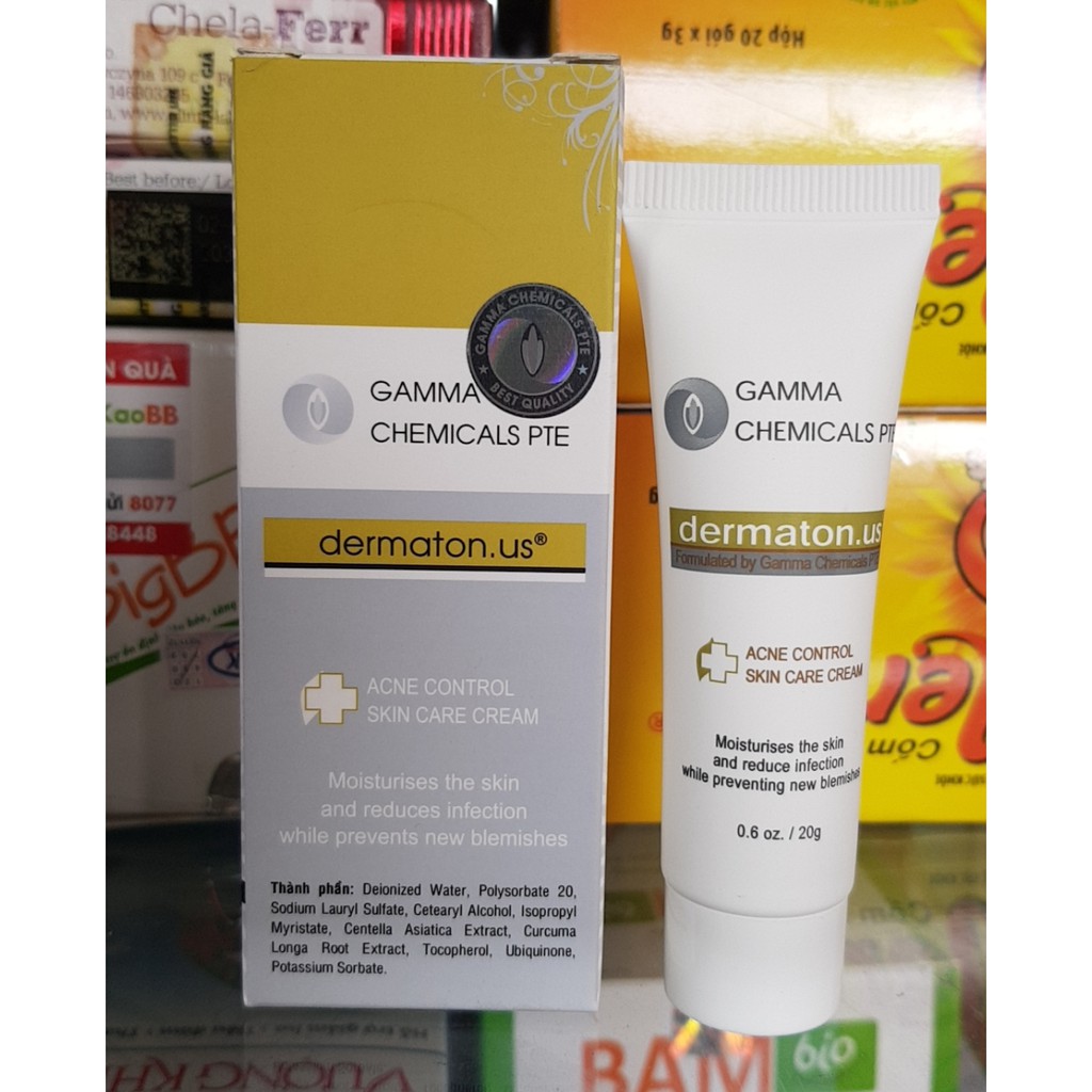 dermaton.us kem bôi mụn thâm tube 20gr