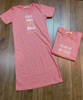 Váy cotton hình hàng Thái Lan