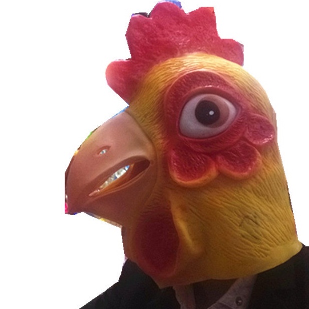 MẶT NẠ ĐẦU GÀ CON GÀ TRỐNG hóa trang GÀ KÊ phù hợp cho Halloween trung thu lễ hội sự kiện cosplay