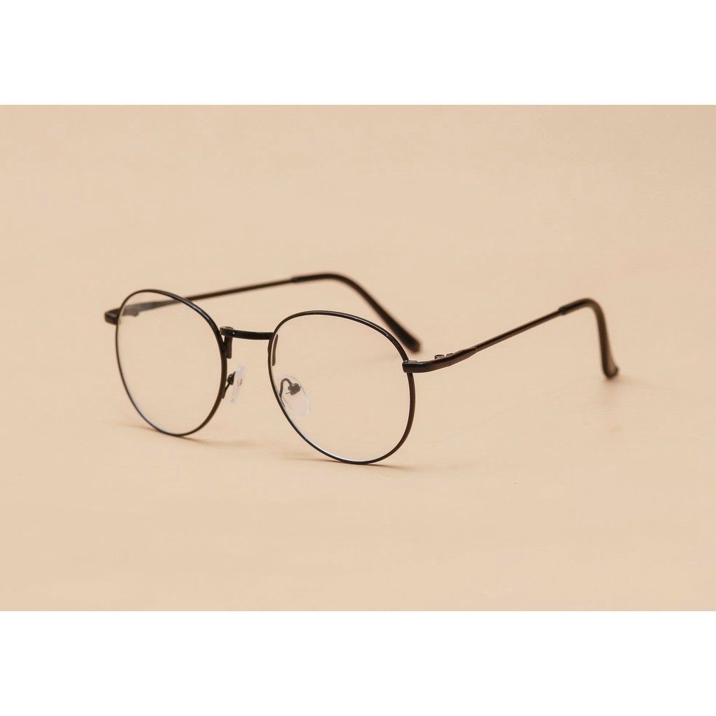 Gọng Kính Kim Loại Tròn Retro Nam Nữ (Có Sẵn Tròng 0 Độ Chống Chói Lóa) - B834 | BigBuy360 - bigbuy360.vn