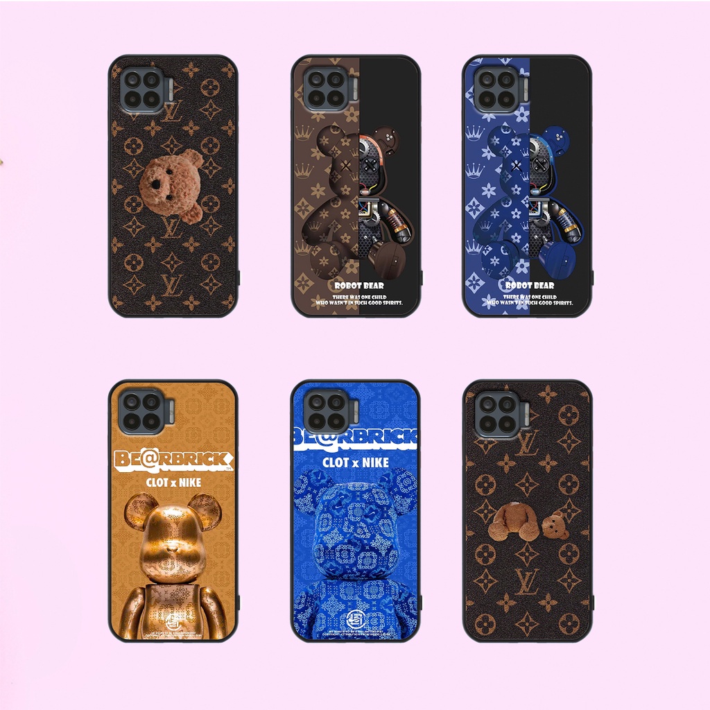 Ốp lưng Oppo A73 - A93 in hình gấu bearbrick thời trang cao cấp. ốp oppo rẻ bền đẹp.