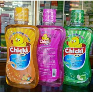 Nước súc miệng trẻ em chicki