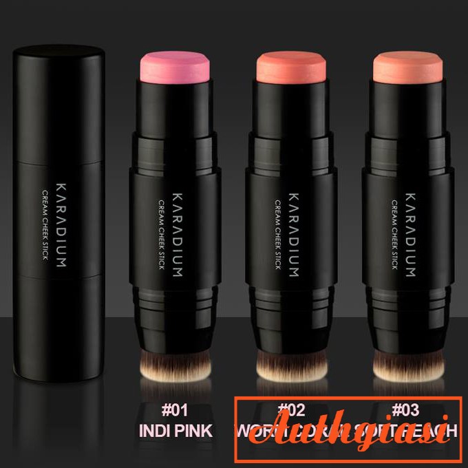 Phấn má hồng thỏi Karadium Cream Cheek Stick mịn màng và tự nhiên dạng kem0