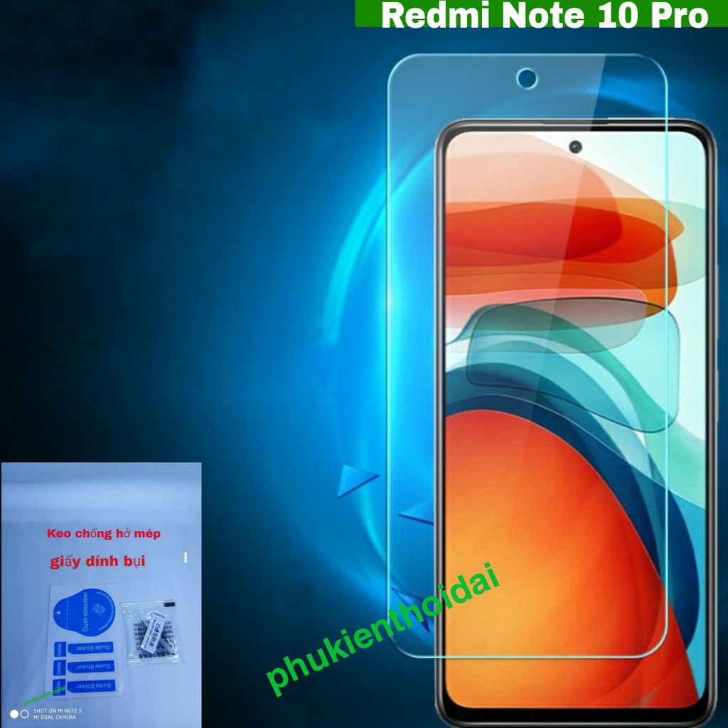 Kính cường lực Redmi Note 8 / Note 8 Pro / Note 9s / Note 10 / 10 Pro loại tốt trong suốt ( tặng keo chống hở mép )