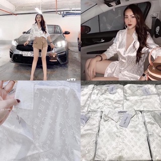Sơ mi lụa dài tay