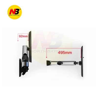 Giá treo, giá đỡ màn hình nâng hạ chiều cao NB F150 13-27&quot; tải trọng đến 15kg hàng chính hãng