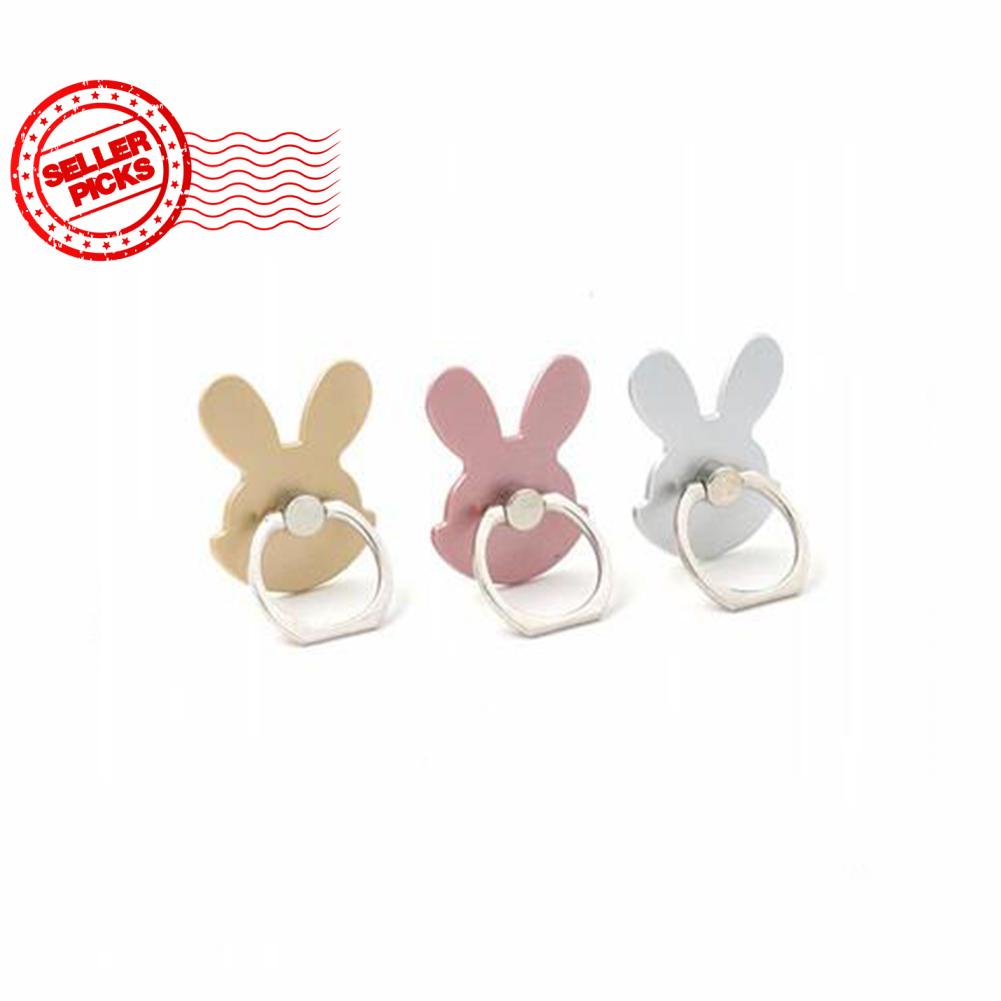 Giá Đỡ Điện Thoại Dạng Nhẫn Đính Pha Lê Xanh Dương Chống Rơi Vỡ G3O8