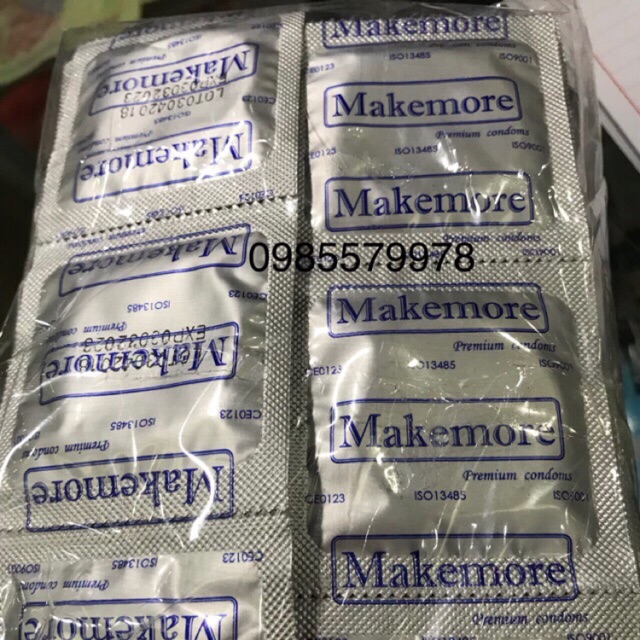 Set một chiếc bao cao su Đức Makemore
