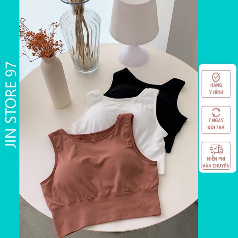 Áo Bra,Áo Bra Croptop 3 Lỗ Thời Trang 3 Màu