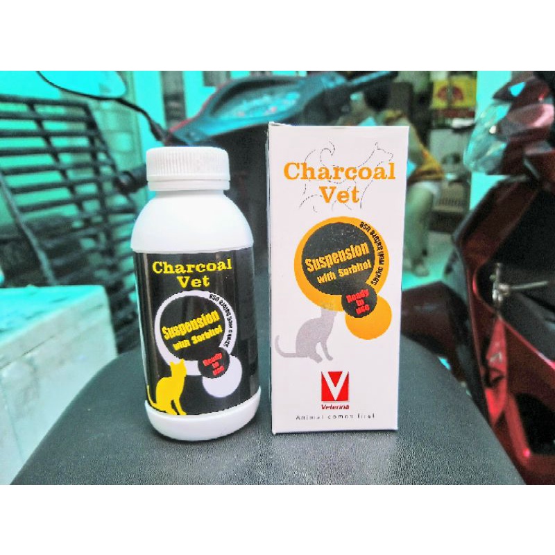 Than hoạt tính Charcoal vet trị tiêu chảy, đầy hơi, ngộ độc, giải độc cho chó mèo thú cưng