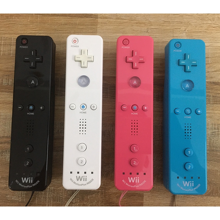 Điều khiển Wii Remote tích hợp Motion Plus và Nunchuck cho máy chơi game, hàng zin chuẩn nhạy