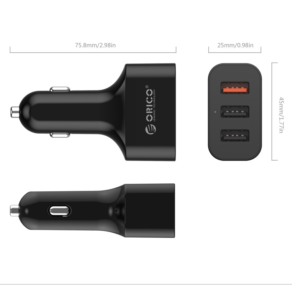TẨU SẠC ORICO QC Car Charger (UCH-2U1Q)