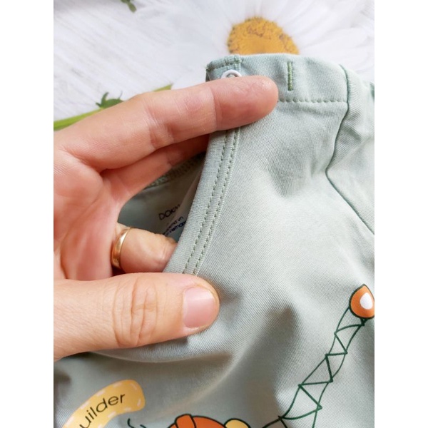 Bộ dài tay cài vai bé trai bé gái Dokma, chất cotton hữu cơ mềm mại, thoát khí