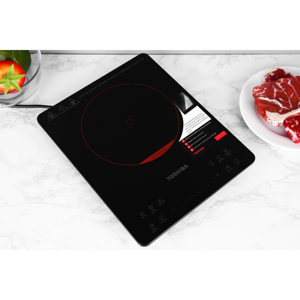 Bếp điện từ đơn kèm nồi lẩu Toshiba IC-20S1PV 2000W - Hàng chính hãng