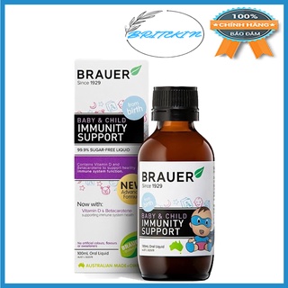Siro Tăng Sức Đề Kháng Cho Trẻ Brauer Baby & Child Immunity 100ml