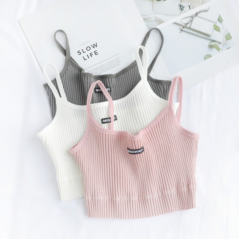 Áo hai dây dệt kim thời trang trẻ trung quyến rũ cho nữ