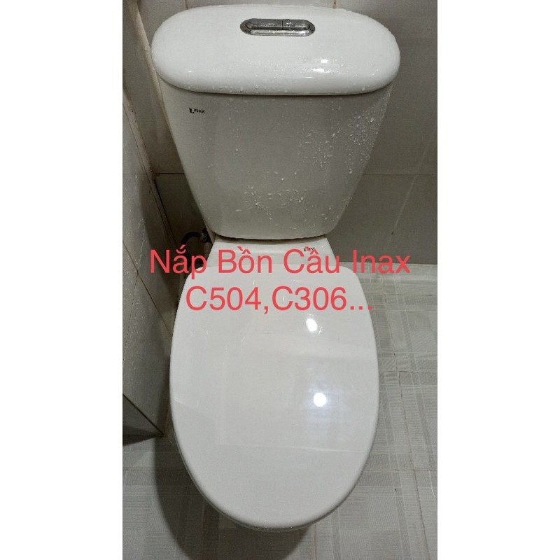 Nắp bồn cầu Inax CF-57 êm chính hãng, thay thế cầu C306, C504, C333