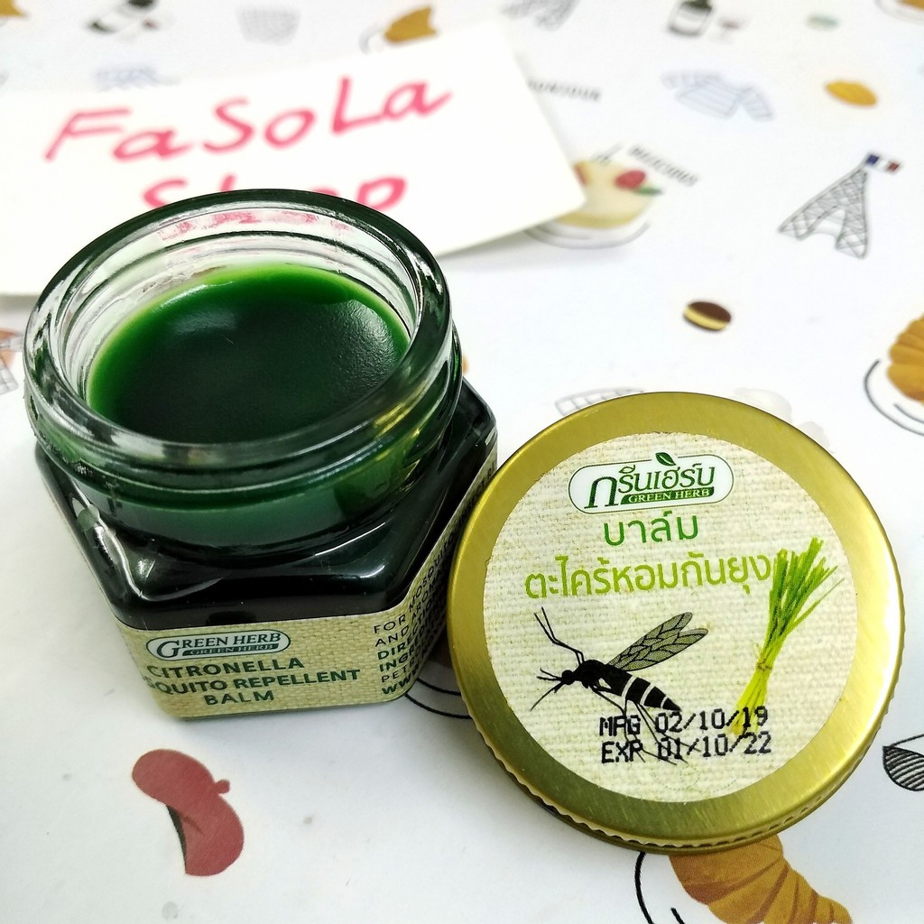 [HOT] [HOT] Dầu đuổi muỗi, trị muỗi đốt an toàn cho bé Green Herb Thái Lan ♥ [MUA NGAY]