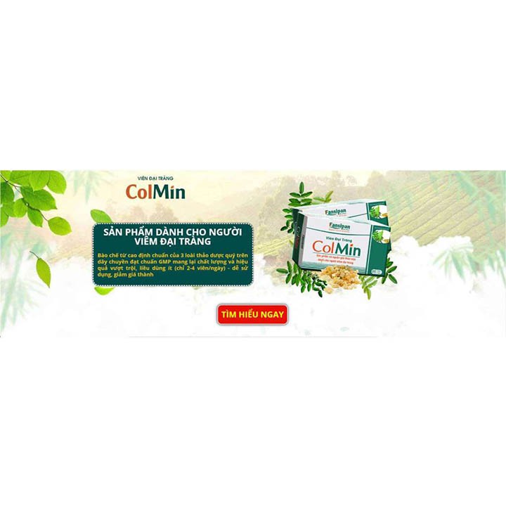 Viên Đại Tràng Colmin - Hỗ Trợ Viêm Đại Tràng & Đại Tràng Co Thắt