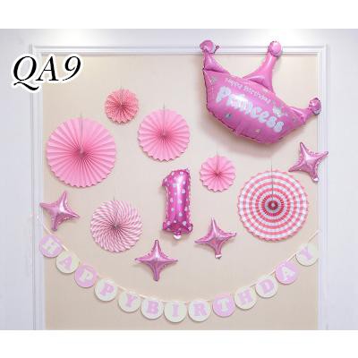 Combo Bộ HPBD Quạt Giấy Đơn Giản