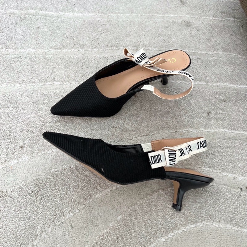 Sorami.Shoes | Giày hở gót dây chữ mũi nhọn cao cấp, sang trọng