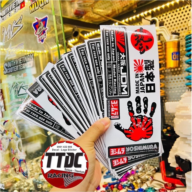 Tem Decal set Sticker Japan 🇯🇵