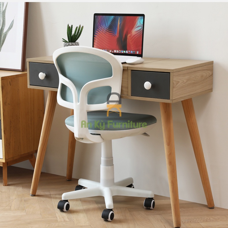 Ghế Văn Phòng Làm Việc, Học Sinh Chân Xoay Lưng Lưới Js-1606