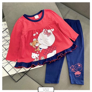 Bộ dài babydoll cho bé gái size đại