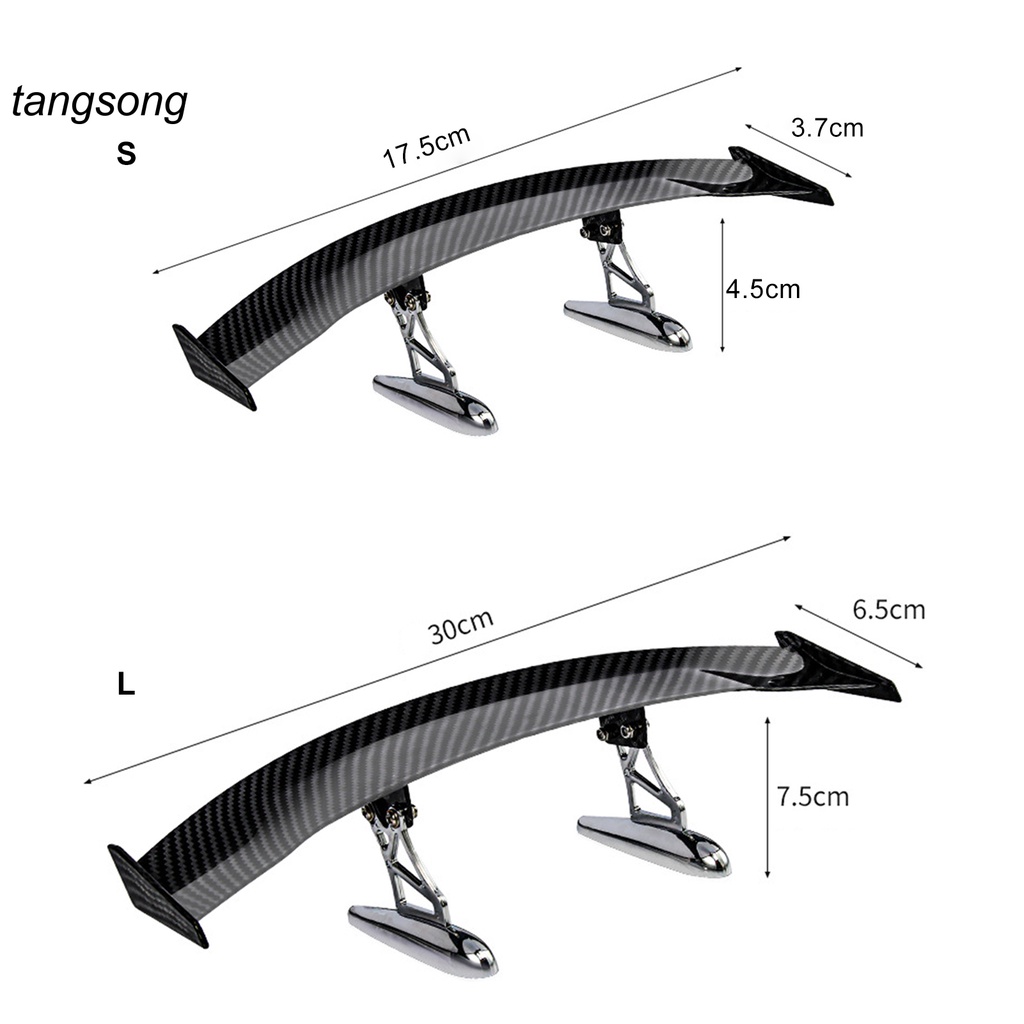 Cánh Gió Mini Gắn Đuôi Xe Hơi Suv Bằng Sợi Carbon