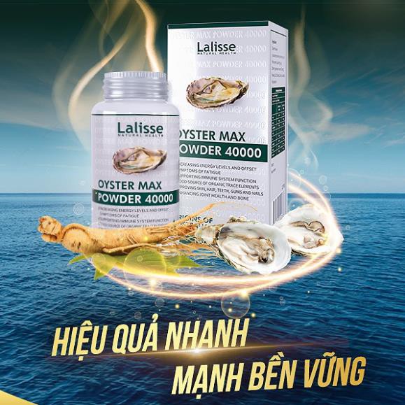 Tinh hàu nhân sâm Úc Lalisse tăng cường sinh lý hỗ trợ cải thiện tình trạng xuất tinh sớm rối loạn cương dương