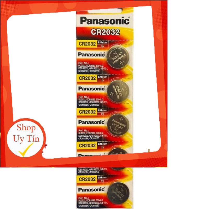 Pin panasonic sịn Cr2032 lắp cho chìa khóa oto,xe máy