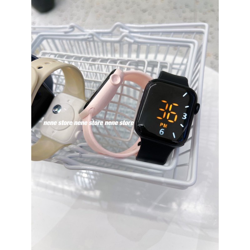 Đồng hồ nam nữ PM dây nhựa CẢM ỨNG kiểu dáng dễ thương nhiều màu | BigBuy360 - bigbuy360.vn