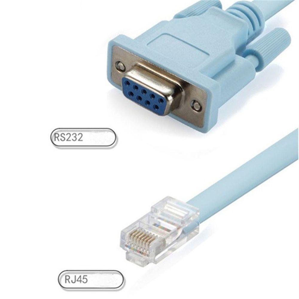 Hàng Chính HãngCáp Rs232 SANG RJ45 Cat5 - DÂY TRÒN ĐEN