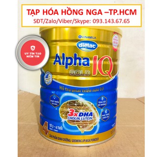 [ Giá Hủy Diệt ] Sữa bột Dielac Alpha Gold IQ 4 hộp thiếc 1,5kg