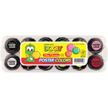 [ TÂM TÂM ]-Màu nước Poster color Dooly 12x10ml-