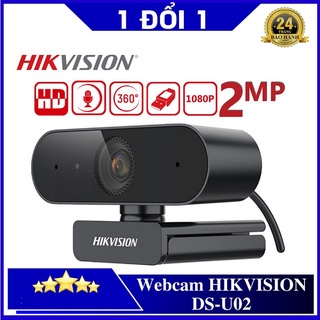 Webcam Máy Tính PC Hikvision DS-U02 Full HD 1920x1080P Có Mic/ Livestream, Dạy & Học Online (HÀNG CHÍNH HÃNG BH 24THÁNG) | WebRaoVat - webraovat.net.vn