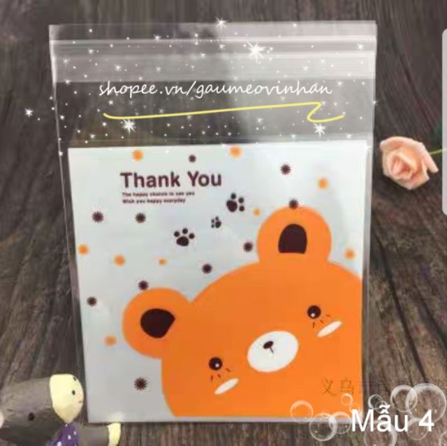 10 cái Bao bì squishy, bao bì bánh kẹo size 10*10cm