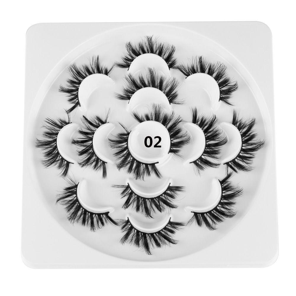 Set 7 Cặp Lông Mi Giả Dài Tự Nhiên MIH SKONHED Dành Cho Nữ