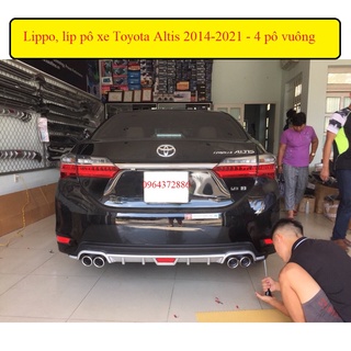 Lippo, líp pô, lip chia pô xetoyota altis 2014 - 2021