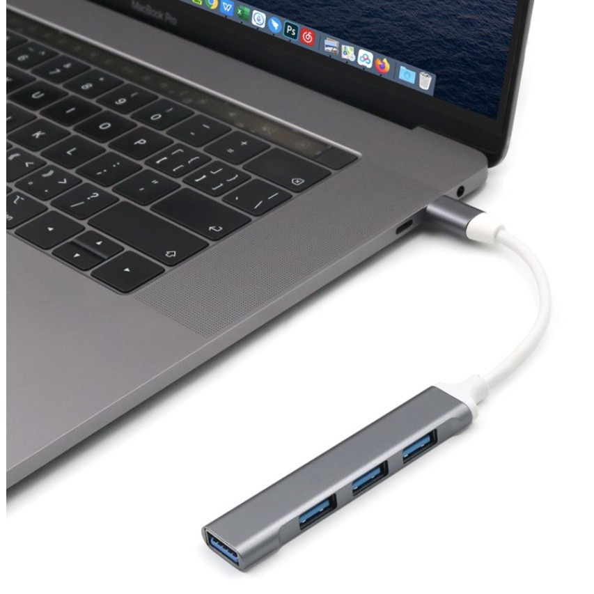 Bộ Hub chuyển USB Type C Sang 3 Cổng Usb 2.0 + Usb 3.0