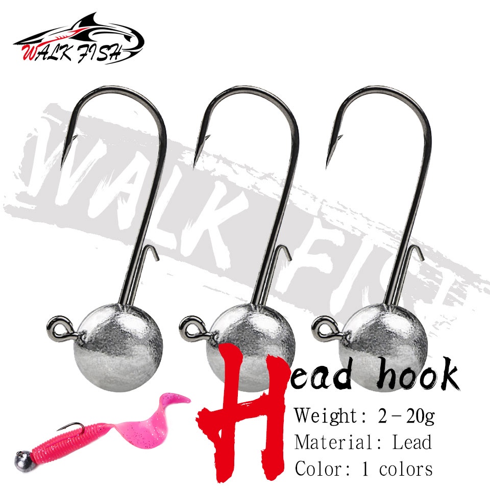Bộ 5 Móc Câu Cá Đầu Tròn 2g-20g Chất Lượng Cao