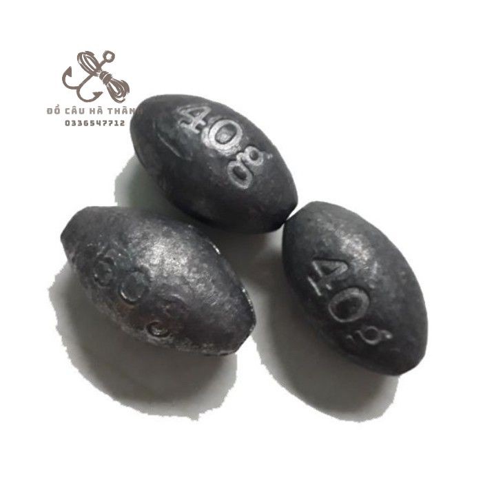 CHÌ CÂU CÁ TRÒN XUYÊN TÂM ( ĐỦ SIZE TỪ 0.5G-100G)