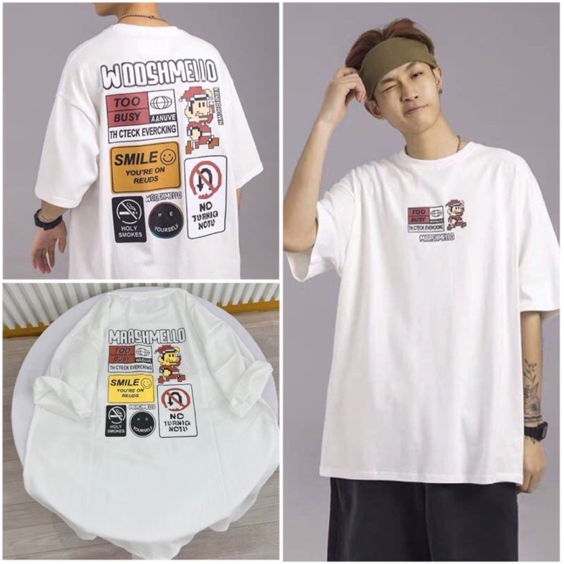 Áo Thun Tay Lỡ Nam Nữ Rubystore Phông Form Rộng Dáng Unisex - Ulzzang Mặc Cặp, Nhóm Lớp In Hình Đôi Giầy Hot | BigBuy360 - bigbuy360.vn