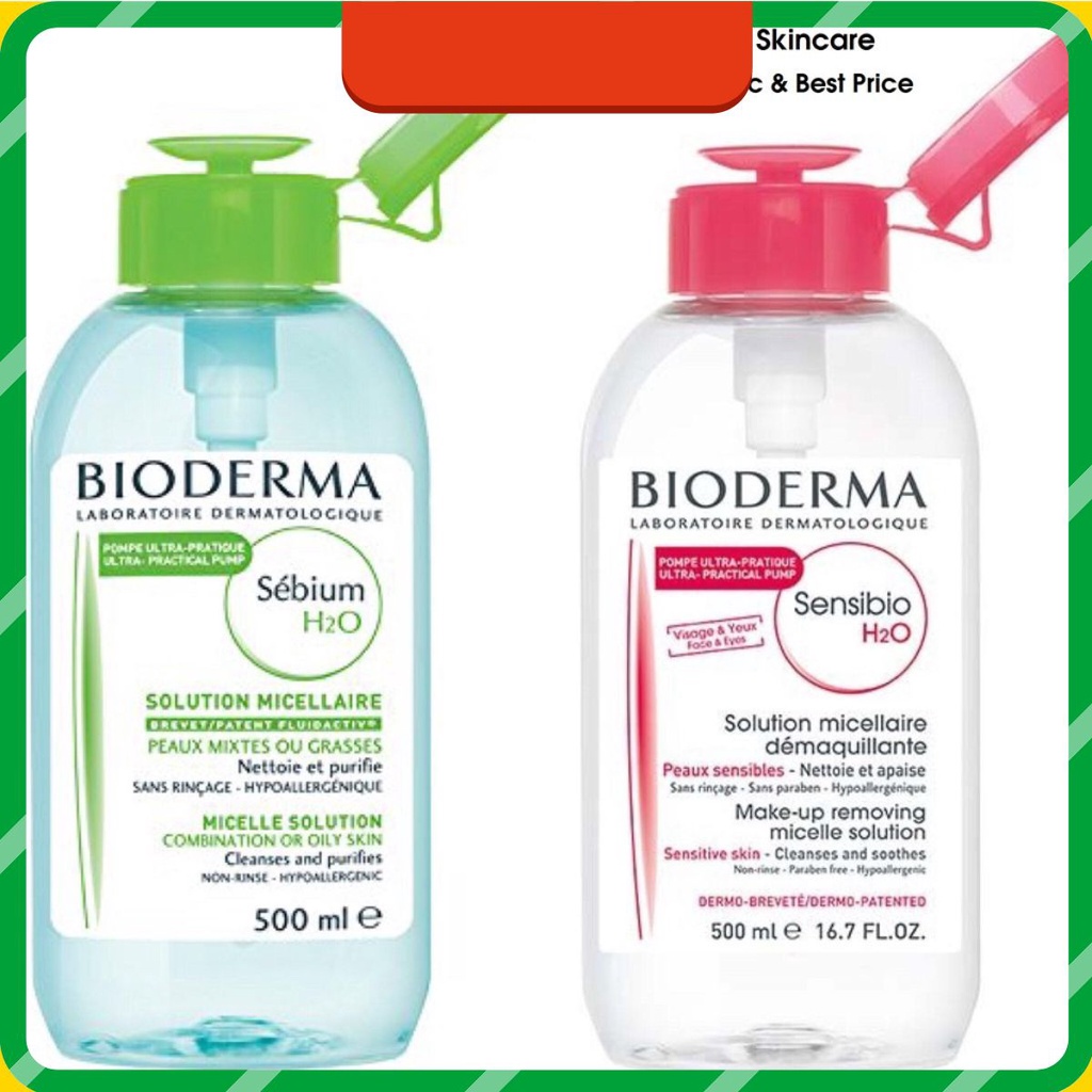 Nước tẩy trang BIODERMA Sensibio H2O Pháp Nắp Nhấn giao siêu nhanh | BigBuy360 - bigbuy360.vn
