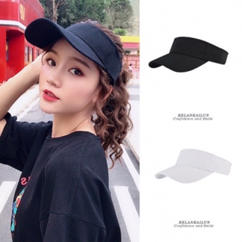 Nón kết nửa đầu nam nữ unisex trơn, 2 màu đen trắng câ tính