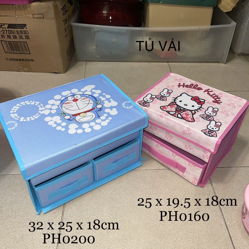 Tủ vải Kitty Doraemon doremon