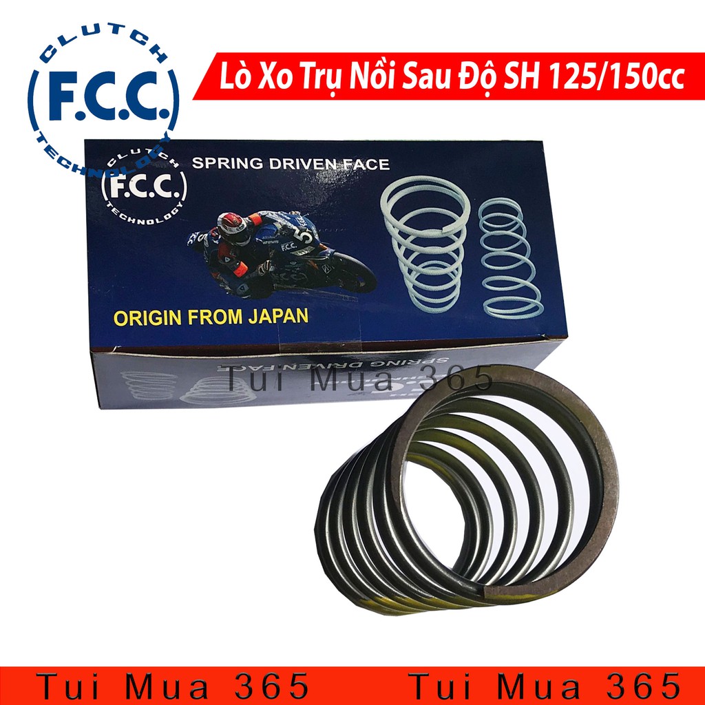 Lò Xo Trụ FCC Độ Nồi Sau Cho Xe Tay Ga SH 125, 150cc