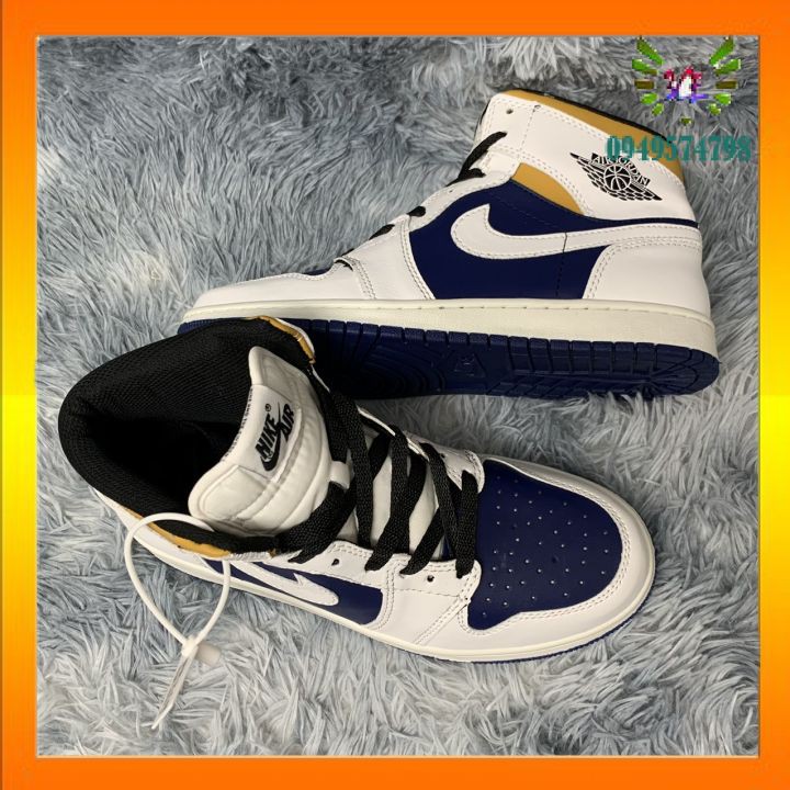 giày sneaker mid cao cổ vàng đen[hỗ trợ đổi trả] cho nam nữ | BigBuy360 - bigbuy360.vn