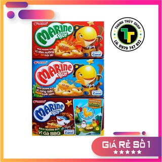 Combo 03 hộp - Bánh cá Marine Boy nhiều vị bé nào cũng khen loại 35g
