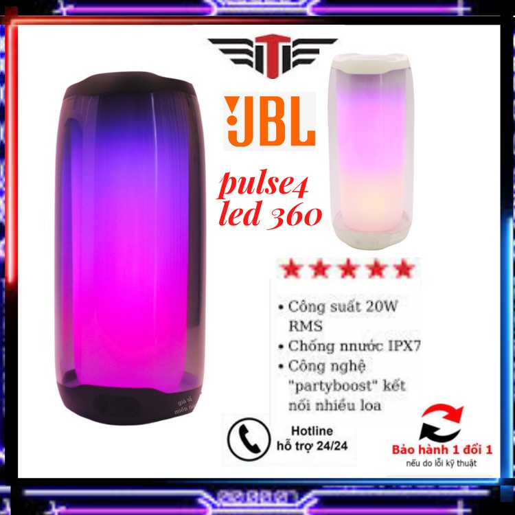 💞Loa Bluetooth Pulse 4+ 💞 Pulse Nâng Cấp Phiển Bản Mới 💞 Âm Thanh Cực Đỉnh Full Đèn Led Chống Nước Bảo Hành 6 Tháng